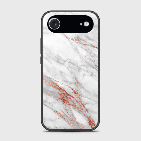 iPhone 17 Air - White Marble Series - HQ Ultra Shine Premium Infinity Glass Soft Silicon Borders Case