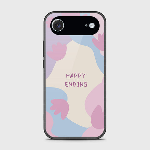 iPhone 17 Air - Happy Series - HQ Ultra Shine Premium Infinity Glass Soft Silicon Borders Case