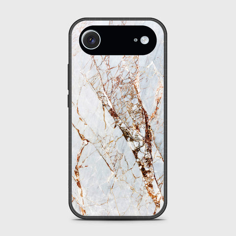 iPhone 17 Air - White Marble Series - HQ Ultra Shine Premium Infinity Glass Soft Silicon Borders Case