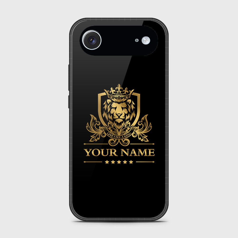 iPhone 17 Air - Gold Series - HQ Ultra Shine Premium Infinity Glass Soft Silicon Borders Case