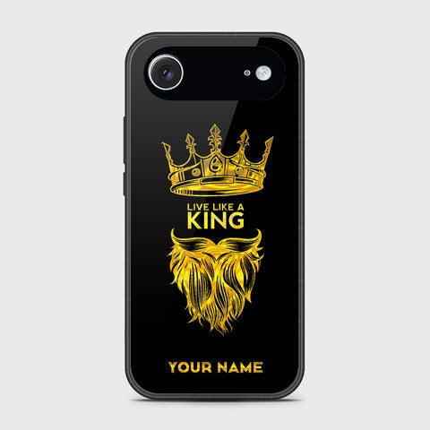 iPhone 17 Air - Gold Series - HQ Ultra Shine Premium Infinity Glass Soft Silicon Borders Case