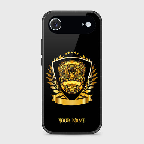 iPhone 17 Air - Gold Series - HQ Ultra Shine Premium Infinity Glass Soft Silicon Borders Case