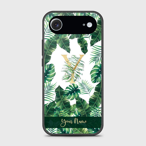 iPhone 17 Air - Personalized Alphabet Series - HQ Ultra Shine Premium Infinity Glass Soft Silicon Borders Case