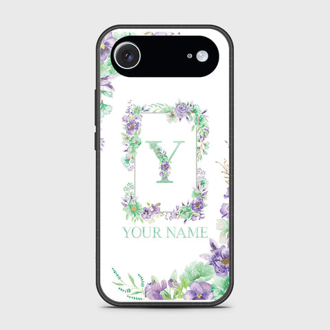 iPhone 17 Air - Personalized Alphabet Series - HQ Ultra Shine Premium Infinity Glass Soft Silicon Borders Case