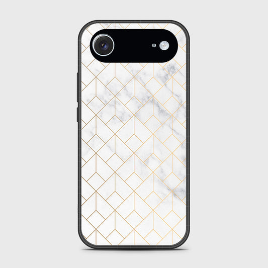 iPhone 17 Air - White Marble Series 2 - HQ Ultra Shine Premium Infinity Glass Soft Silicon Borders Case