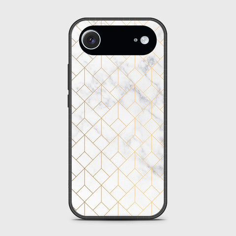 iPhone 17 Air - White Marble Series 2 - HQ Ultra Shine Premium Infinity Glass Soft Silicon Borders Case