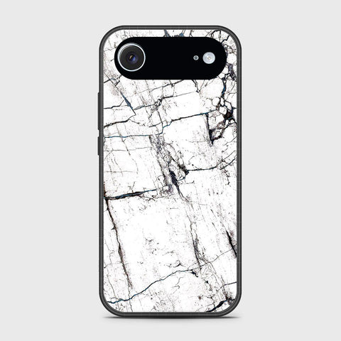 iPhone 17 Air - White Marble Series 2 - HQ Ultra Shine Premium Infinity Glass Soft Silicon Borders Case