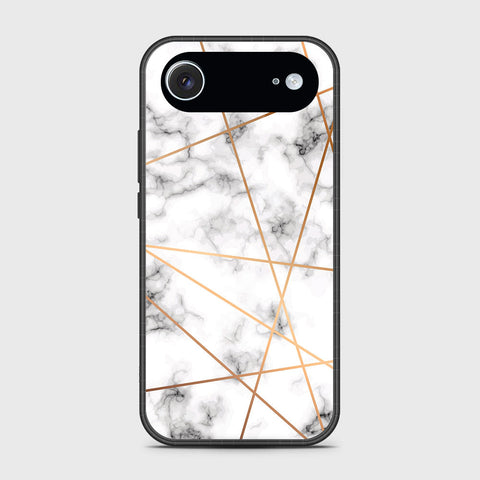iPhone 17 Air - White Marble Series 2 - HQ Ultra Shine Premium Infinity Glass Soft Silicon Borders Case