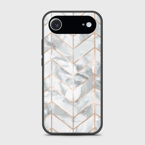 iPhone 17 Air - White Marble Series 2 - HQ Ultra Shine Premium Infinity Glass Soft Silicon Borders Case