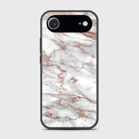 iPhone 17 Air - White Marble Series 2 - HQ Ultra Shine Premium Infinity Glass Soft Silicon Borders Case