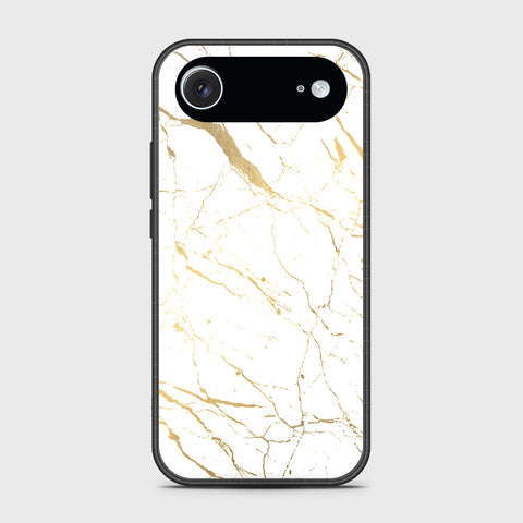 iPhone 17 Air - White Marble Series 2 - HQ Ultra Shine Premium Infinity Glass Soft Silicon Borders Case