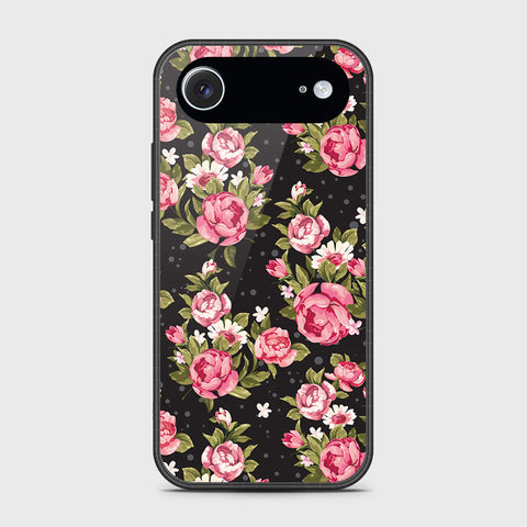 iPhone 17 Air - Floral Series - HQ Ultra Shine Premium Infinity Glass Soft Silicon Borders Case