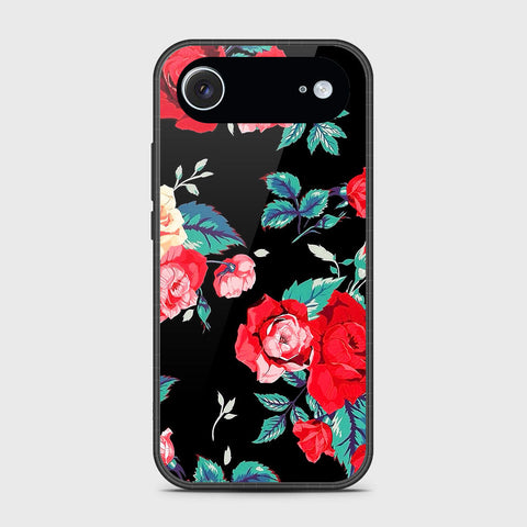 iPhone 17 Air - Floral Series - HQ Ultra Shine Premium Infinity Glass Soft Silicon Borders Case