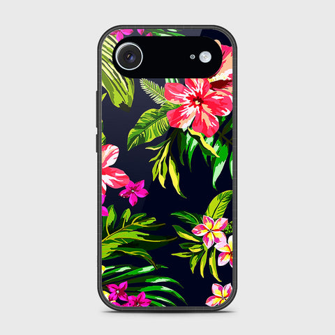 iPhone 17 Air - Floral Series - HQ Ultra Shine Premium Infinity Glass Soft Silicon Borders Case