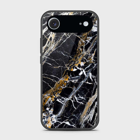iPhone 17 Air - Black Marble Series - HQ Ultra Shine Premium Infinity Glass Soft Silicon Borders Case