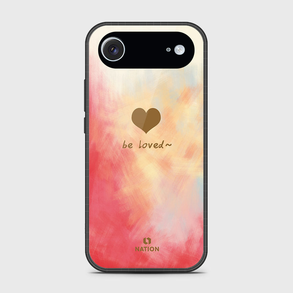 iPhone 17 Air - Onation Heart Series - HQ Ultra Shine Premium Infinity Glass Soft Silicon Borders Case