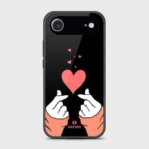 iPhone 17 Air - Onation Heart Series - HQ Ultra Shine Premium Infinity Glass Soft Silicon Borders Case