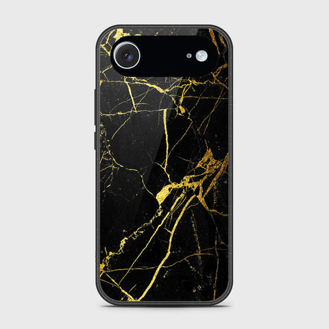 iPhone 17 Air - Black Marble Series - HQ Ultra Shine Premium Infinity Glass Soft Silicon Borders Case