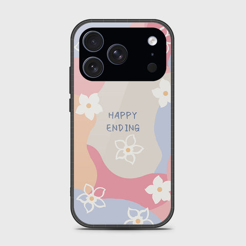 iPhone 17 Pro Max - Happy Series - HQ Ultra Shine Premium Infinity Glass Soft Silicon Borders Case