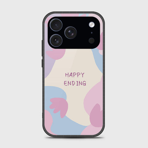 iPhone 17 Pro Max - Happy Series - HQ Ultra Shine Premium Infinity Glass Soft Silicon Borders Case