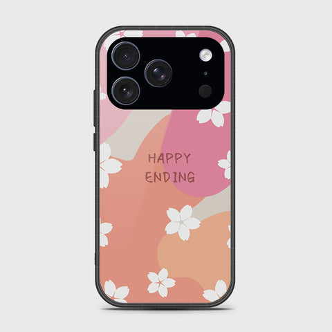 iPhone 17 Pro - Happy Series - HQ Ultra Shine Premium Infinity Glass Soft Silicon Borders Case