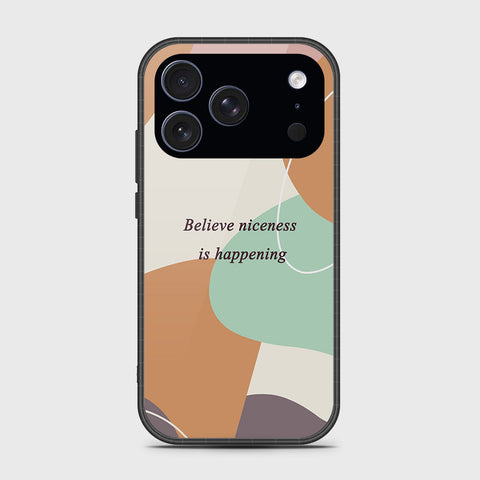 iPhone 17 Pro - Happy Series - HQ Ultra Shine Premium Infinity Glass Soft Silicon Borders Case