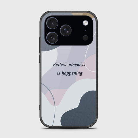 iPhone 17 Pro - Happy Series - HQ Ultra Shine Premium Infinity Glass Soft Silicon Borders Case