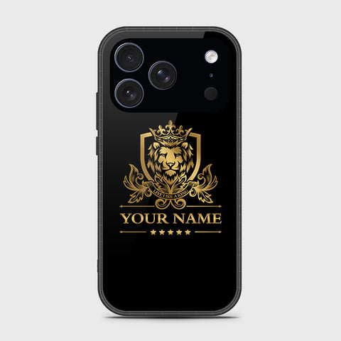 iPhone 17 Pro - Gold Series - HQ Ultra Shine Premium Infinity Glass Soft Silicon Borders Case