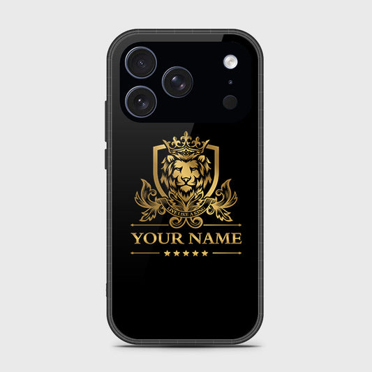 iPhone 17 Pro Max - Gold Series - HQ Ultra Shine Premium Infinity Glass Soft Silicon Borders Case