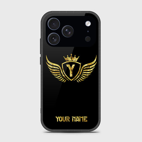 iPhone 17 Pro Max - Gold Series - HQ Ultra Shine Premium Infinity Glass Soft Silicon Borders Case