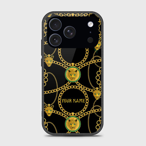 iPhone 17 Pro - Gold Series - HQ Ultra Shine Premium Infinity Glass Soft Silicon Borders Case