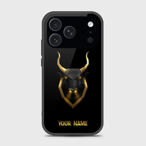 iPhone 17 Pro Max - Gold Series - HQ Ultra Shine Premium Infinity Glass Soft Silicon Borders Case