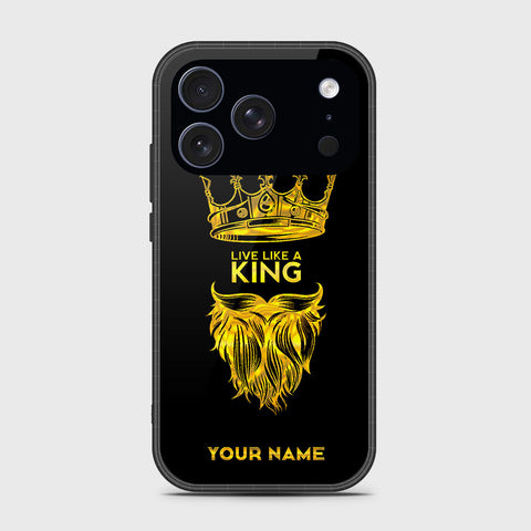 iPhone 17 Pro Max - Gold Series - HQ Ultra Shine Premium Infinity Glass Soft Silicon Borders Case