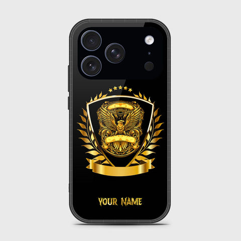 iPhone 17 Pro - Gold Series - HQ Ultra Shine Premium Infinity Glass Soft Silicon Borders Case