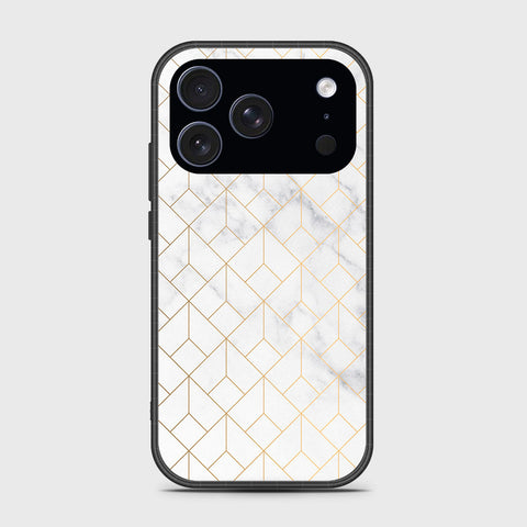 iPhone 17 Pro - White Marble Series 2 - HQ Ultra Shine Premium Infinity Glass Soft Silicon Borders Case