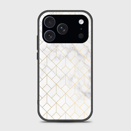 iPhone 17 Pro Max - White Marble Series 2 - HQ Ultra Shine Premium Infinity Glass Soft Silicon Borders Case