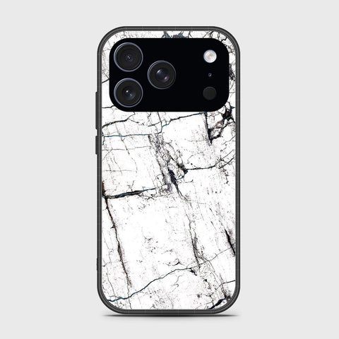 iPhone 17 Pro - White Marble Series 2 - HQ Ultra Shine Premium Infinity Glass Soft Silicon Borders Case