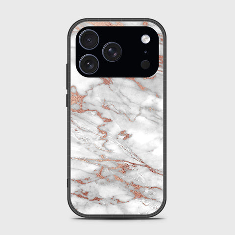 iPhone 17 Pro - White Marble Series 2 - HQ Ultra Shine Premium Infinity Glass Soft Silicon Borders Case