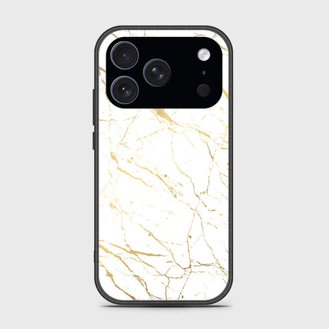 iPhone 17 Pro - White Marble Series 2 - HQ Ultra Shine Premium Infinity Glass Soft Silicon Borders Case