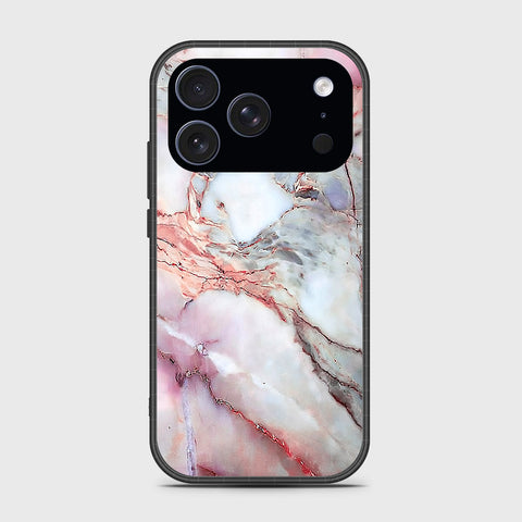 iPhone 17 Pro - Colorful Marble Series - HQ Ultra Shine Premium Infinity Glass Soft Silicon Borders Case