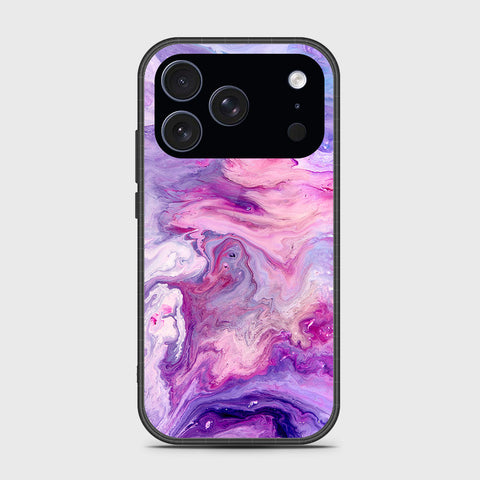 iPhone 17 Pro Max - Colorful Marble Series - HQ Ultra Shine Premium Infinity Glass Soft Silicon Borders Case