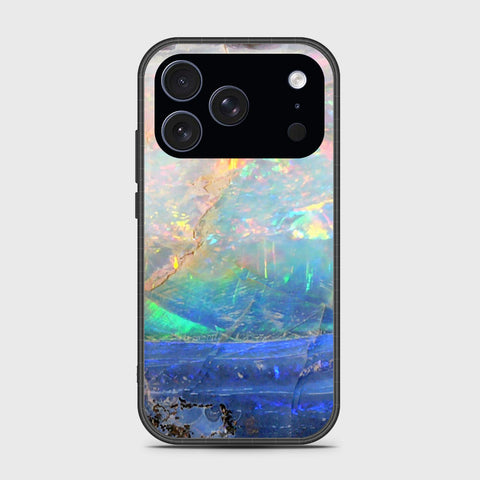 iPhone 17 Pro - Colorful Marble Series - HQ Ultra Shine Premium Infinity Glass Soft Silicon Borders Case