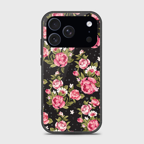iPhone 17 Pro Max - Floral Series - HQ Ultra Shine Premium Infinity Glass Soft Silicon Borders Case