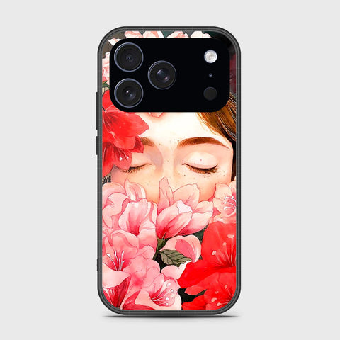iPhone 17 Pro Max - Floral Series - HQ Ultra Shine Premium Infinity Glass Soft Silicon Borders Case