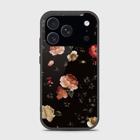iPhone 17 Pro - Floral Series 2 - HQ Ultra Shine Premium Infinity Glass Soft Silicon Borders Case