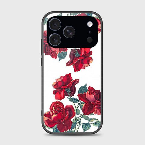 iPhone 17 Pro Max - Floral Series 2 - HQ Ultra Shine Premium Infinity Glass Soft Silicon Borders Case