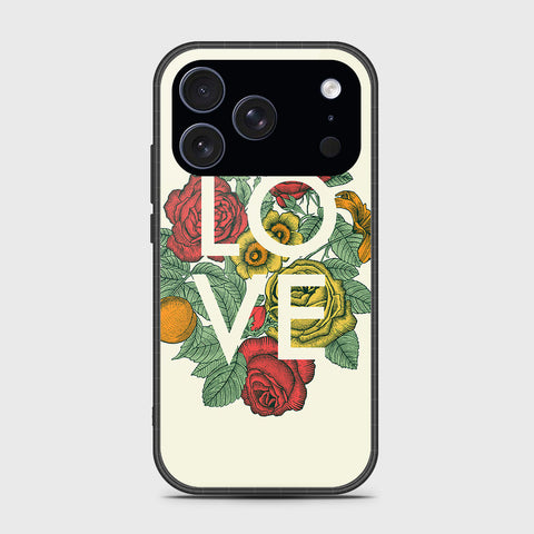 iPhone 17 Pro Max - Floral Series 2 - HQ Ultra Shine Premium Infinity Glass Soft Silicon Borders Case