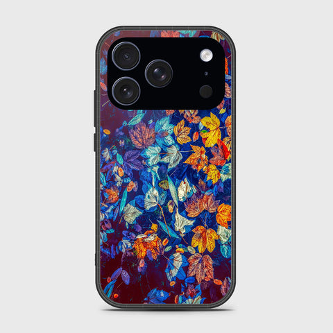iPhone 17 Pro - Floral Series 2 - HQ Ultra Shine Premium Infinity Glass Soft Silicon Borders Case