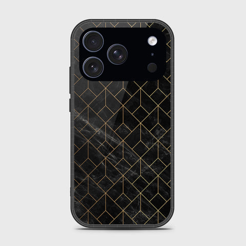 iPhone 17 Pro Max - Black Marble Series - HQ Ultra Shine Premium Infinity Glass Soft Silicon Borders Case