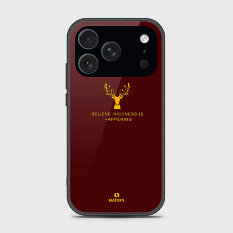 iPhone 17 Pro Max - Nice Series - HQ Ultra Shine Premium Infinity Glass Soft Silicon Borders Case